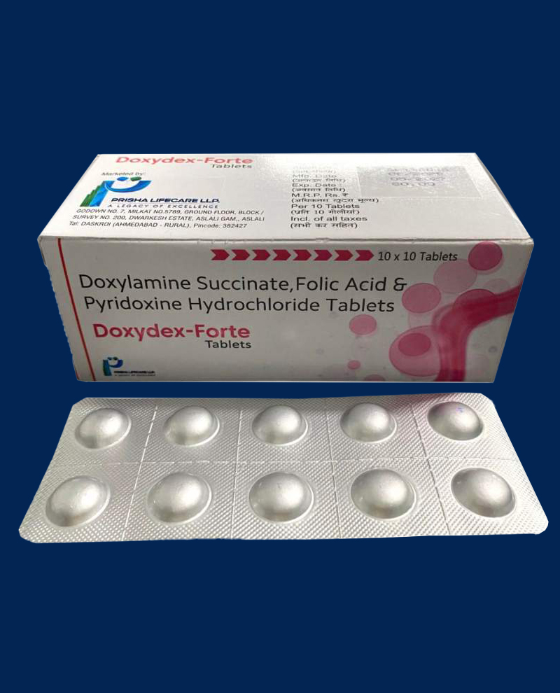 Doxylamine Succinate, Pyridoxine & Folic Acid
